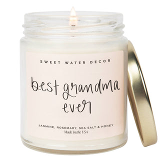 Best Grandma Ever Soy Candle by Sweet Water Candle – 9 oz hand-poured soy candle, JSQ Mercantile – a women’s boutique and gift shop in La Grange, IL.
