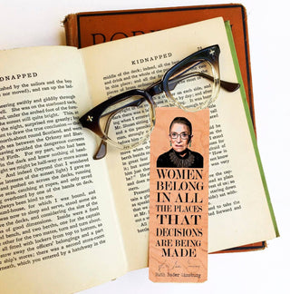 Ruth Bader Ginsberg "Women Belong In All Places" Bookmark