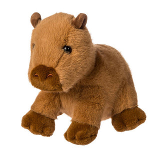 Capy Capybara plush toy with soft neutral fabric and relaxed design, perfect for cuddling or gifting | JSQ Mercantile – a women’s boutique and gift shop in La Grange, IL