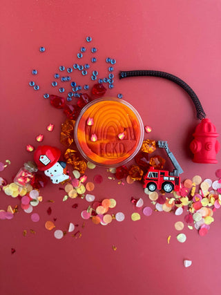 Fire Station (Cherry Mango) KidDough Play Kit - JSQ Mercantile
