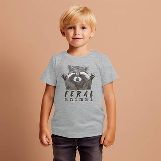 Feral Raccoon TShirt – For Little Nature Explorers | Soft Cotton Blend