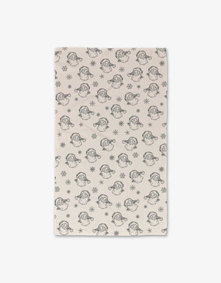 Vintage Santa Luxe Hand Towel  |  Geometry - JSQ Mercantile