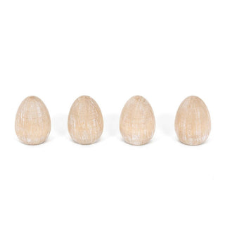 Set of Wooden eggs 1x1.5x1 - JSQ Mercantile