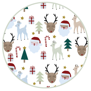 Santa and Friends Christmas Bamboo Pajamas Toddler Kids - JSQ Mercantile