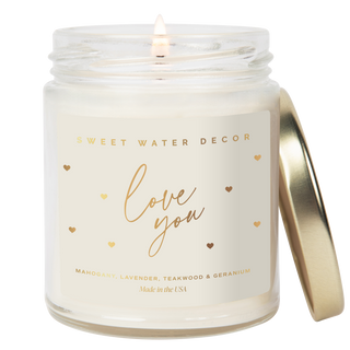 Love You Soy Candle - 9 oz