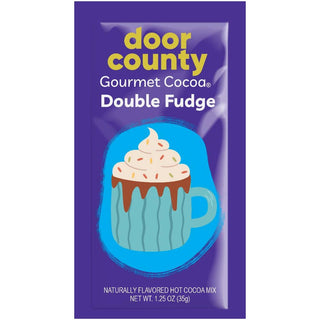 Door County Double Fudge Gourmet Hot Cocoa Packet – JSQ Mercantile – a women’s boutique and gift shop in La Grange, IL.