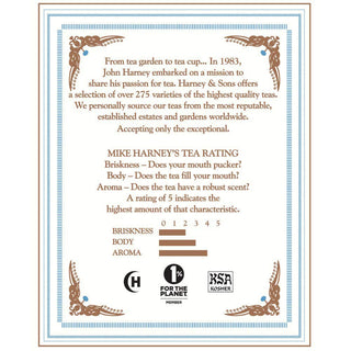 Harney & Sons Earl Grey Supreme Tea - 20 Sachets per Tin - JSQ Mercantile