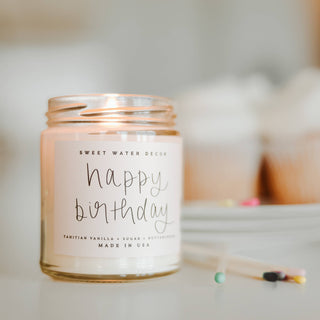 Happy Birthday Soy Candle - 9 oz