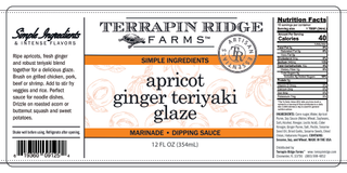 Apricot Ginger Teriyaki Glaze - JSQ Mercantile
