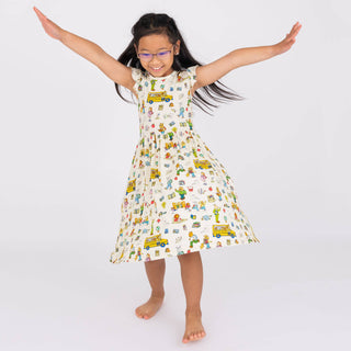 Arthur™ Back to School Short Sleeve Twirl Dress