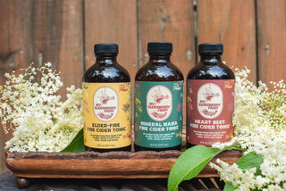 Heart Beet Fire Cider Tonic – Herbal Apple Cider Vinegar Blend (8 oz)