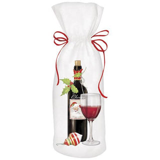 Holiday Wine Fabric Wine Bag