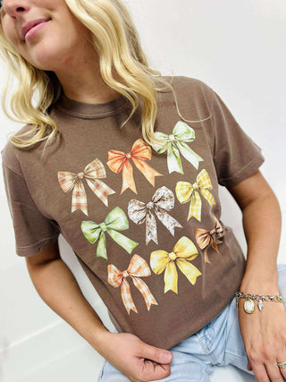 Flirty Fall Bows Graphic Tee