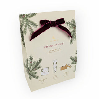 Frasier Fir Holiday Gift Set - Hand Cream, Travel Tin, and Bar Soap