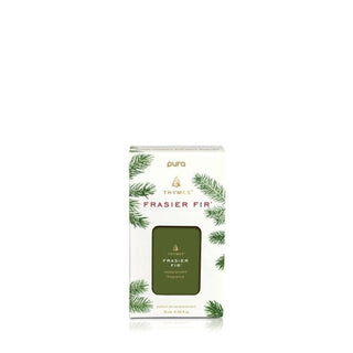 Frasier Fir Pura Smart Home Diffuser Refill – 10ml bottle featuring green and gold packaging, available at JSQ Mercantile – Women’s Boutique & Gift Shop in La Grange, IL