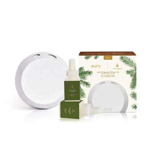 Frasier Fir Pura Diffuser V4 Kit with smart diffuser and fragrance refills – JSQ Mercantile – Women’s Boutique & Gift Shop in La Grange, IL