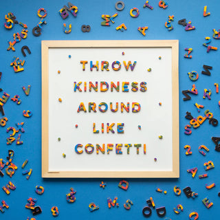 1” Magnetic Letters in Rainbow Chic by The Typeset Co - JSQ Mercantile