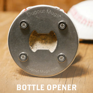 Half Baseball Bottle Opener - JSQ Mercantile