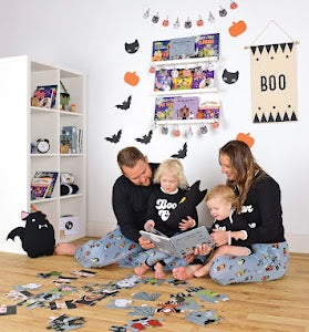 Boo Crew Halloween Long Sleeve Onesie | Emerson & Friends - JSQ Mercantile