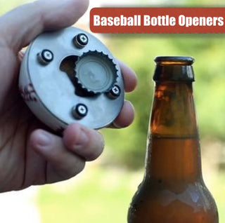 Half Baseball Bottle Opener - JSQ Mercantile