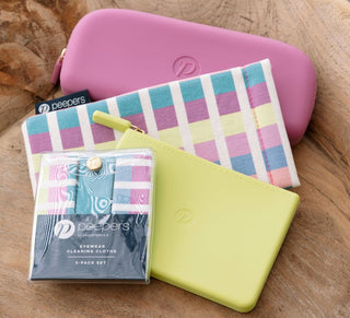 Zip Up Silicone Eyeglass Case