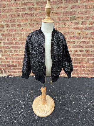 Sparkly Sequin Jacket for Toddler Girls by Mila & Rose | Perfect Birthday Outfit | JSQ Mercantile La Grange