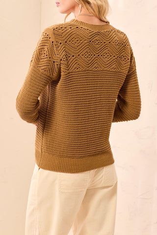 Soft Charm Sweater - Dull Gold