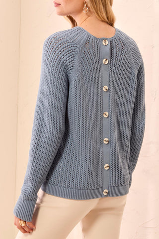 Days Like This Sweater, Blue Fog | Tribal Clothing