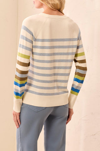 Day Of Fun Long Sleeve Sweater, Moonstone