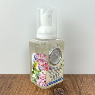 Wild Hydrangea Foaming Hand Soap 4.7 oz with watercolor floral design | JSQ Mercantile – a women’s boutique and gift shop in La Grange, IL