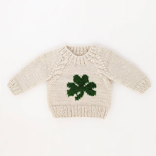 St Patrick’s Day Lucky Shamrock Sweater for Baby and Toddler 