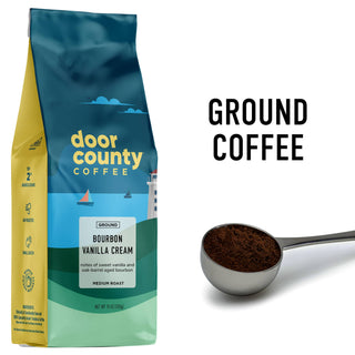 10oz Door County Bourbon Vanilla Crème Flavored Specialty Coffee - JSQ Mercantile
