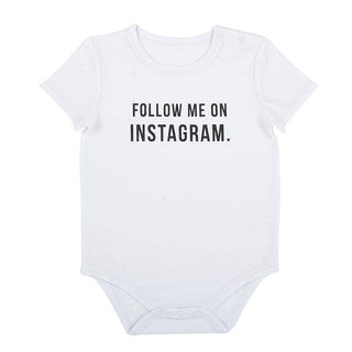 Follow Me on Instagram Baby Onesie - 6-12 months