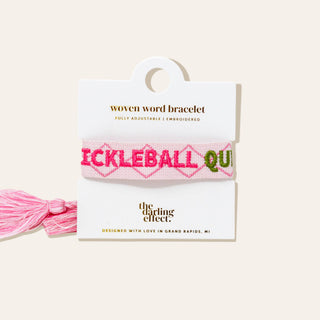 Pickleball Woven Bracelet - Pickleball Queen - JSQ Mercantile