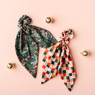 Holiday Hair Scarf - Jolly Sprig Green - JSQ Mercantile