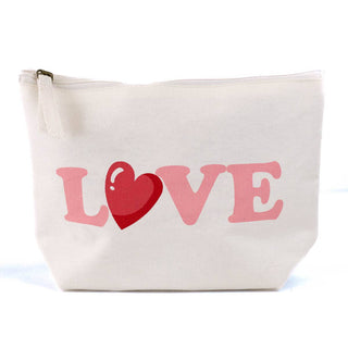 Love Canvas Cosmetic Bag