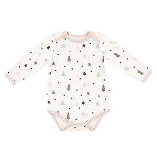Winter Wonderland LS Snapshirt-Blush Trees - JSQ Mercantile
